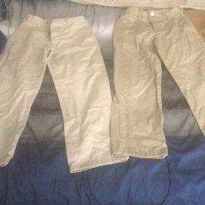 Uniform khaki pant 5 pairs